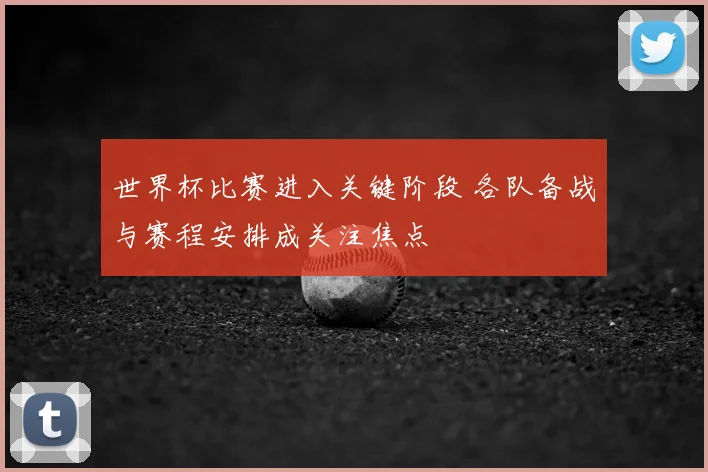 世界杯比赛进入关键阶段 各队备战与赛程安排成关注焦点